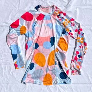 Lon Gundie Women’s Long Sleeve Rash Guard, Size XS